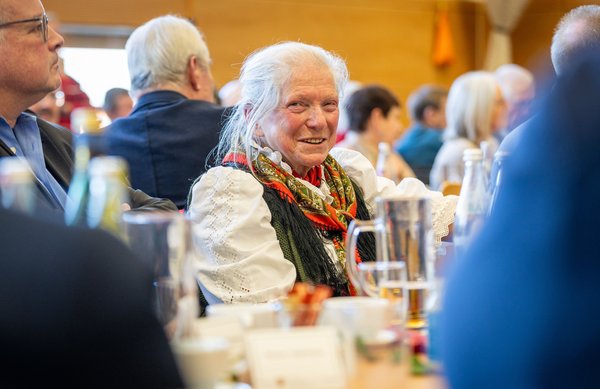 Bäuerin Luise Wirsching redet eigentlich mit allen. Bäuerin Luise Wirsching redet eigentlich mit allen.