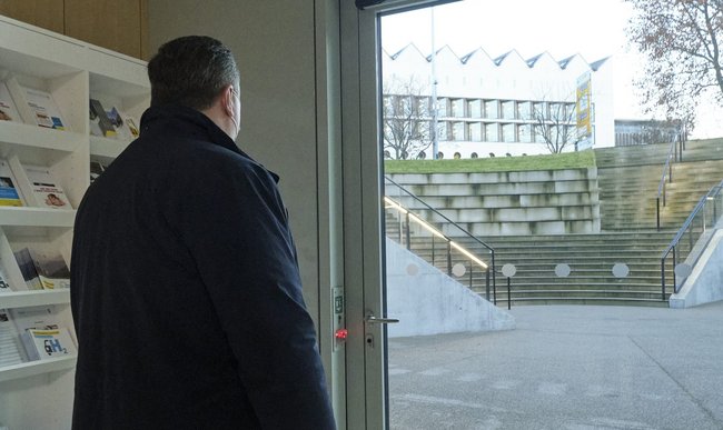 Daniel Sander – er wollte nicht fotografiert werden – soll der Hauptverantwortliche gewesen sein.