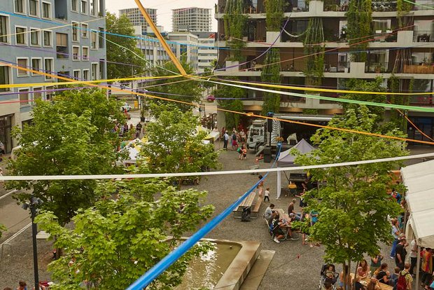 Hunziker-Areal in Zürich. Foto: Baugenossenschaft "mehr als wohnen"/Lucas Ziegler