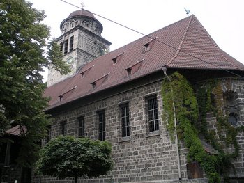Umfrids Erlöserkirche in Stuttgart-Nord heute. Foto: Wikimedia commons