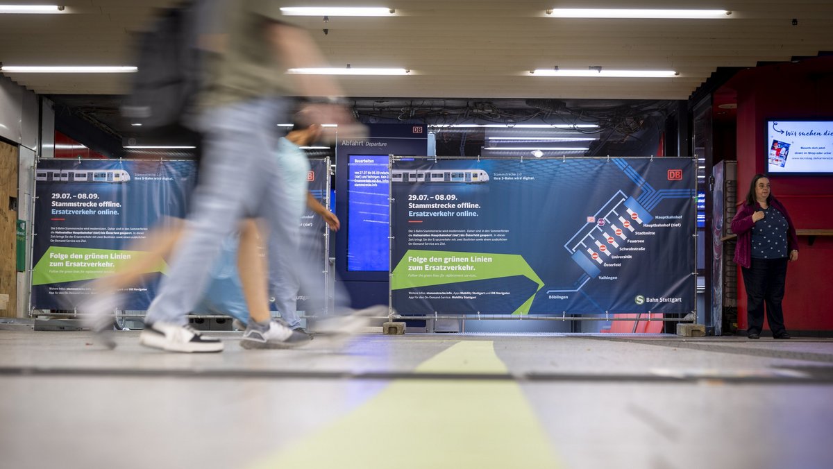 Oft ist über Wochen hinweg die meistbefahrene Strecke gesperrt, hier im Sommer 2024. Foto: Julian Rettig