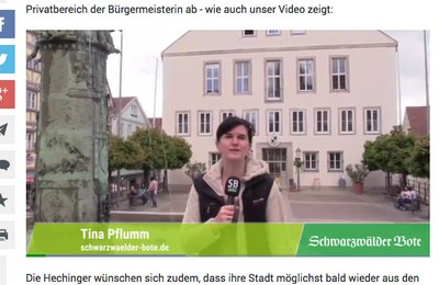 "Schwabo" auf Stimmenfang: Wie finden die Bürger die Berichterstattung? Unmöglich, sagen die meisten. Screenshot