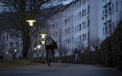 Eisenbahnersiedlung in Stuttgart-Nord.