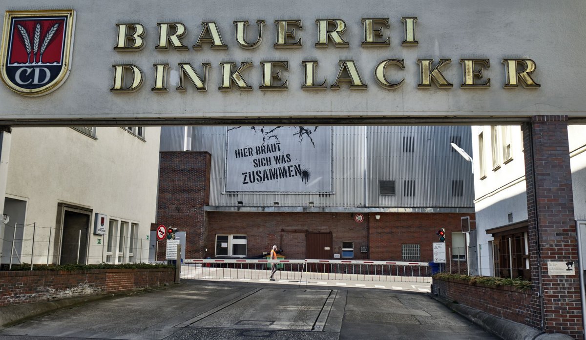 Da braut sich was zusammen bei der Stuttgarter Brauerei Dinkelacker. Fotos: Joachim E. Röttgers
