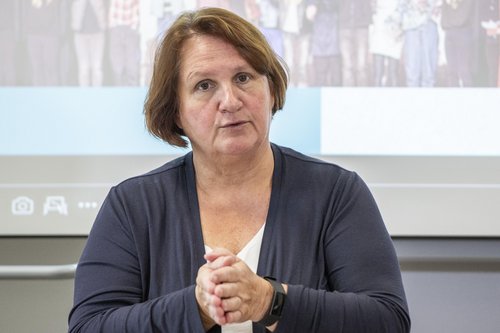 Kultusministerin Theresa Schopper (Grüne) wollte über alles reden, ohne rote Linien. Foto: Jens Volle