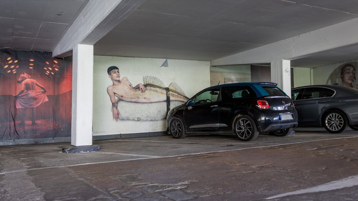 Streetart ziert die Wände.