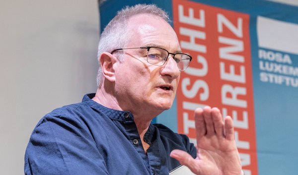 Sean Sweeney will Gewerkschaft und Klimaschutz vereinen. Foto: Jens Volle Sean Sweeney will Gewerkschaft und Klimaschutz vereinen. Foto: Jens Volle