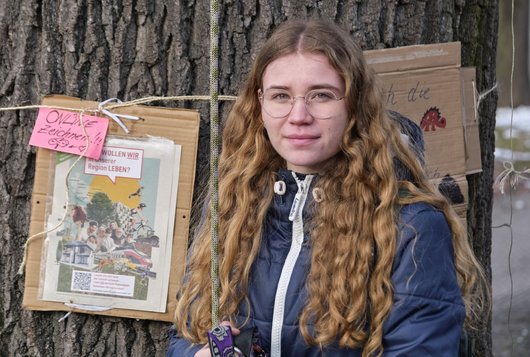 Gerade abgeseilt: Nele Kirn.