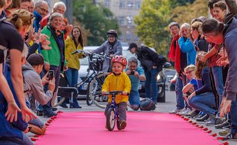 Roter Teppich für alle Radler