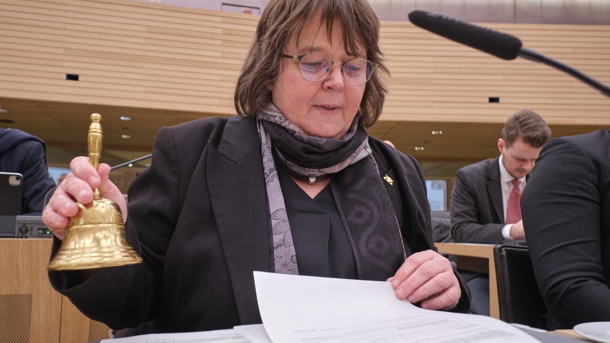Zuletzt hat der Untersuchungsausschuss am 15. Januar getagt, die Vorsitzende Daniela Ewers läutet zum Sitzungsbeginn. Fotos: Joachim E. Röttgers