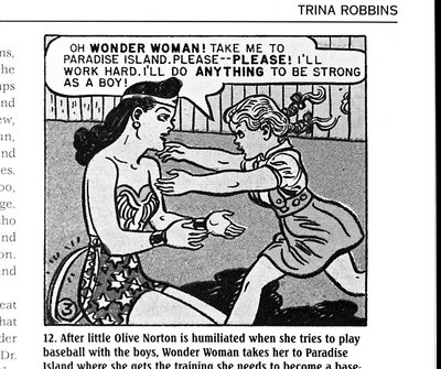 Die Rolle von Wonderwoman thematisiert auch Trina Robbins in ihrem 1996 erschienenen Buch "The Great Women Superheroes". Foto: Joachim E. Röttgers