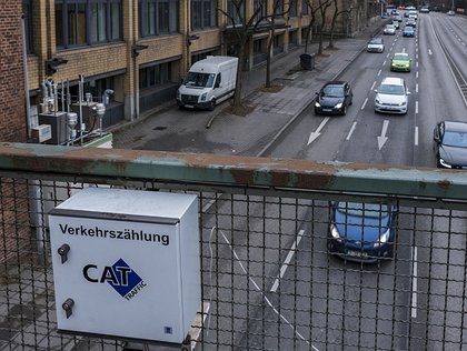 Auch bei Stickstoffdioxid Spitze: das Neckartor.