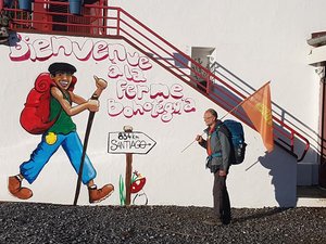 Ein Wanderer gegen den Strich.