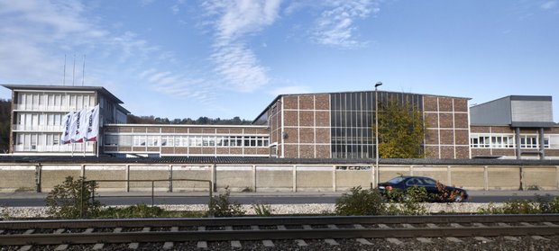 Fertigungshallen von Accuride in Ebersbach.