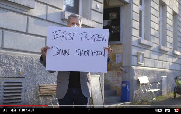 Tübingens OB Boris Palmer mit Ansage.