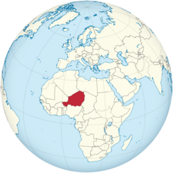 Niger. Karte: Wikimedia Commons