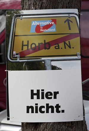 Protest am Baum. Foto: Joachim E. Röttgers