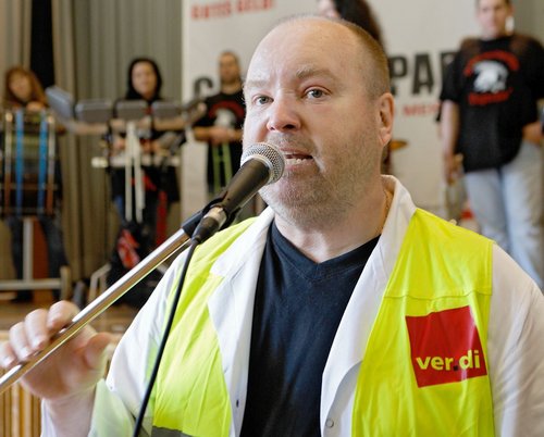 Gewerkschafter Thomas Böhm, warnt vor Überversorgung. Gewerkschafter Thomas Böhm, warnt vor Überversorgung.
