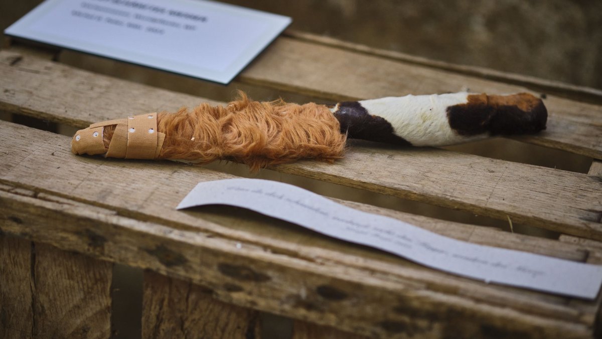 Michel G. Peters "ent-schärftes Messer". Michel G. Peters "ent-schärftes Messer".