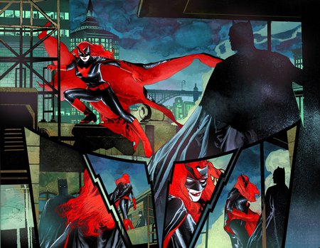 Batwoman feierte 2006 ihr Comeback mit "Im Schatten der Fledermaus". Quelle: DC/erschienen bei Panini
