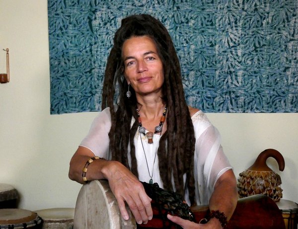 Die Perkussionistin Birgit van Straelen. Foto: privat