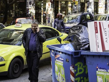 Auch im Taxi ist der Euro-Ausstieg Thema Nummer eins. Foto: Sascha Kohlmann/flickr.com (CC BY-SA 2.0)