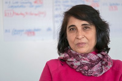 Kontext-Kolumnistin Filiz Koçali.