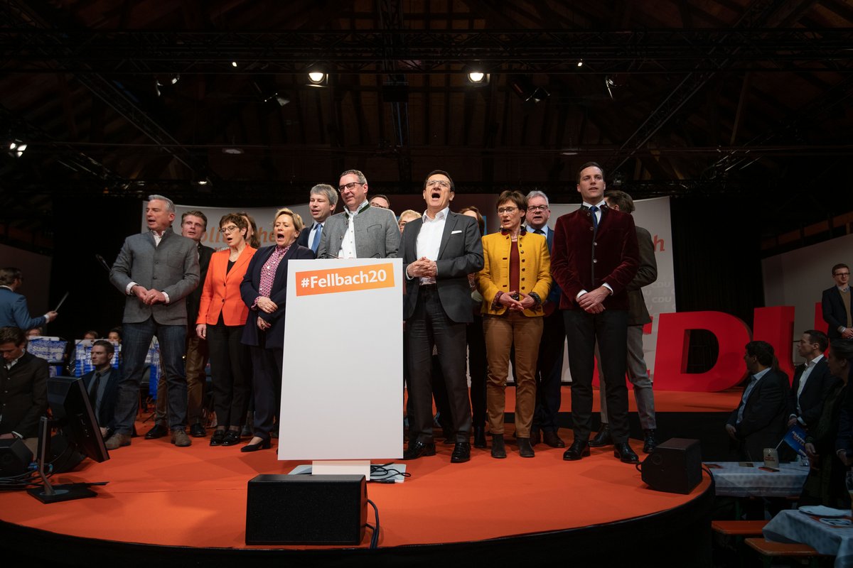 Team Friedrich Merz: Die Südwest-CDU, hier beim Politischen Aschermittwoch in Fellbach. Fotos: 