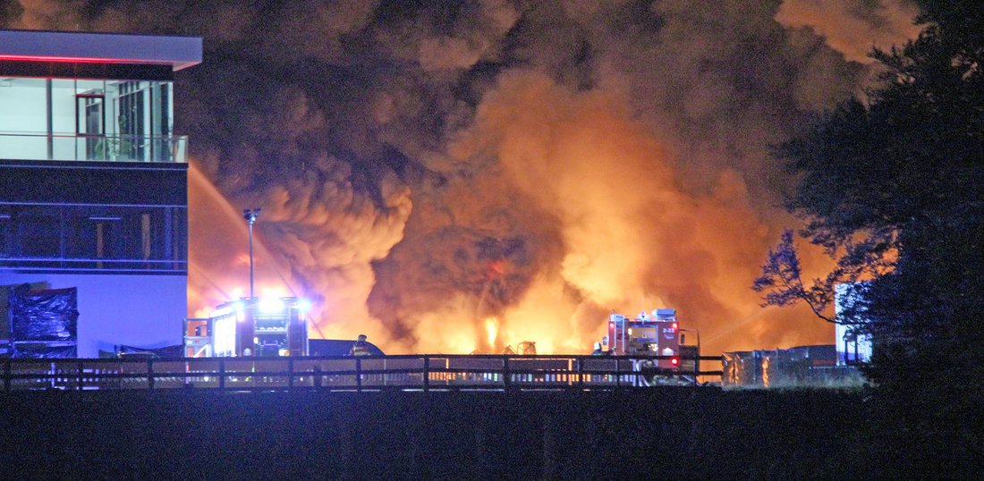 Der Großbrand nach der Göggel-Hochzeit war für viele in Gammertingen dann doch zu viel. Foto: privat
