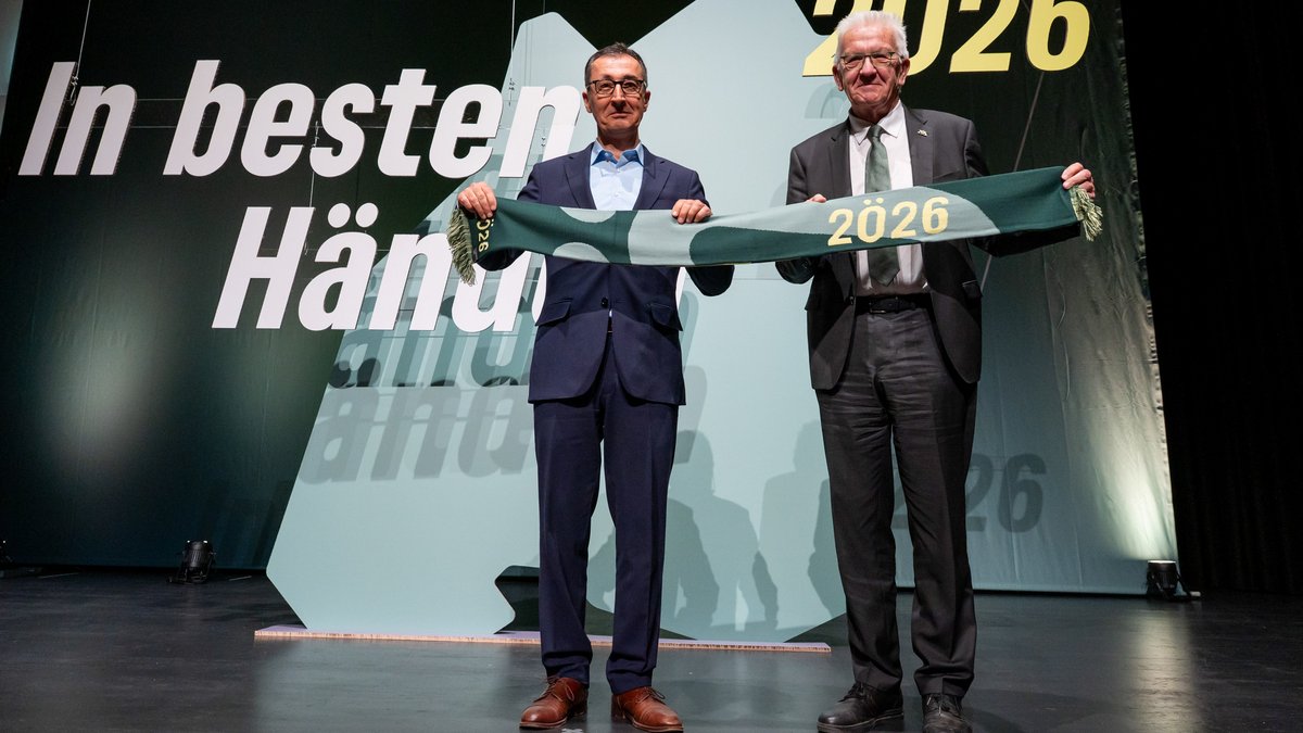 Mit Cem Özdemir beim Wahlkampfauftakt 2026. Foto: Jens Volle
