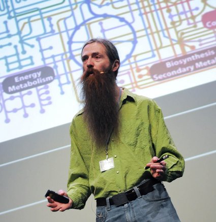 Aubrey de Grey 2010, damals 15 Jahre jünger als heute. Foto: Liftconferencephotos aus Genf/Schweiz, CC BY 2.0