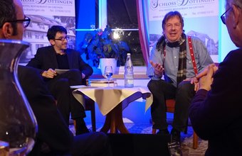 Prominenter Gast in der 2400-Einwohner-Gemeinde: Jörg Kachelmann. Foto: Kontext