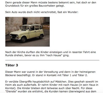 Screenshot der "Täterseite" der Operhilfe Korntal.