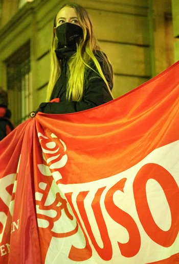 Beatrice Wiesner von den Jusos findet wichtig, dass die Aktion überparteilich ist. Beatrice Wiesner von den Jusos findet wichtig, dass die Aktion überparteilich ist.