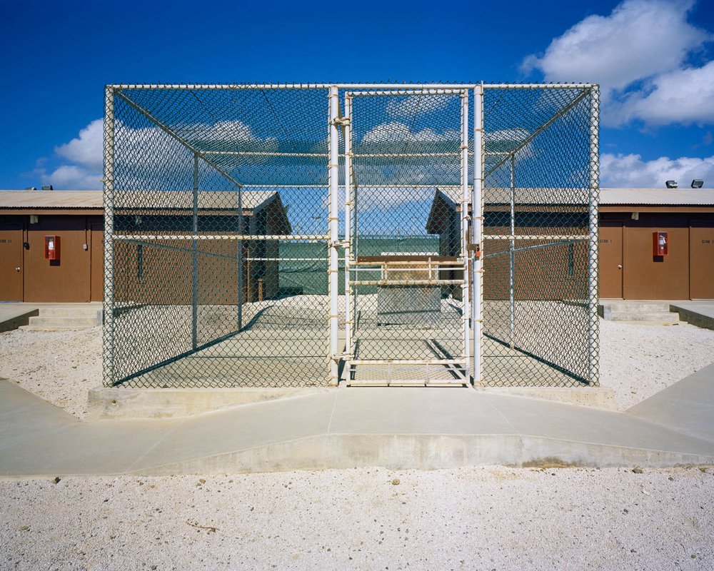 Frischluftzellen (für die geistige und körperliche Erholung) im Camp Echo, Guantánamo Bay, Kuba 2015.