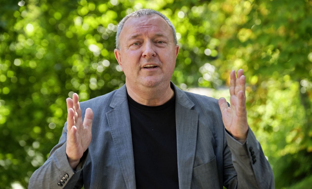 Klaus Amler hört nicht auf, für grüne Mobilität zu werben. Also für wirklich grüne. Fotos: Joachim E. Röttgers