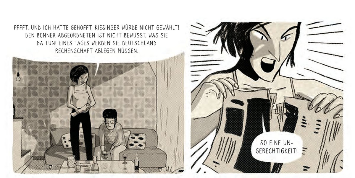 Die Wahl Kiesingers zum Bundeskanzler 1966 ist die Initialzündung für ihr Engagement. Die Wahl Kiesingers zum Bundeskanzler 1966 ist die Initialzündung für ihr Engagement.