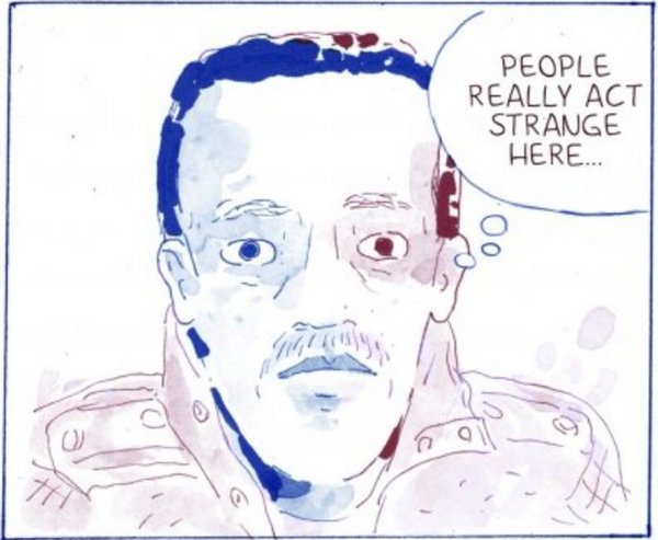 "Von der Sahara in die U-Bahn" ist eine von zwölf Comic-Reportagen des Projekts "Alphabet des Ankommens". Bild: Ahmed Mohammed Omer und Alice Socal