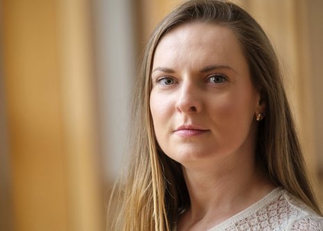 Viktoriia Vitrenko im Februar 2023. Foto: Joachim E. Röttgers