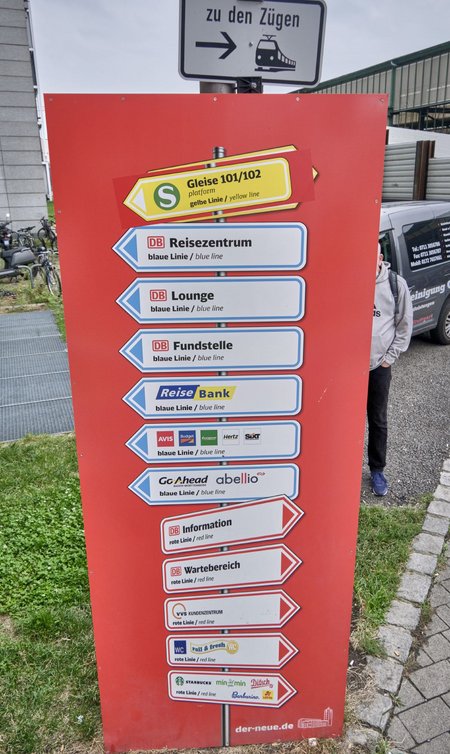 Gelb, blau oder rot? Gebrauchsanleitung für Farbstreifen.