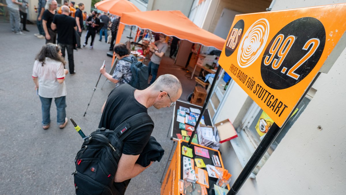 Jubiläumsfest "30 Jahre Freies Radio für Stuttgart" am 19. September im Hof des Senders.