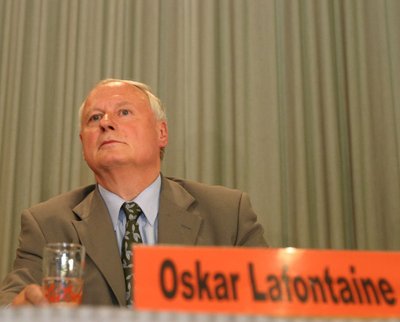 Mal wieder verrannt: Oskar Lafontaine ein Jahr vor seinem SPD-Austritt 2005.