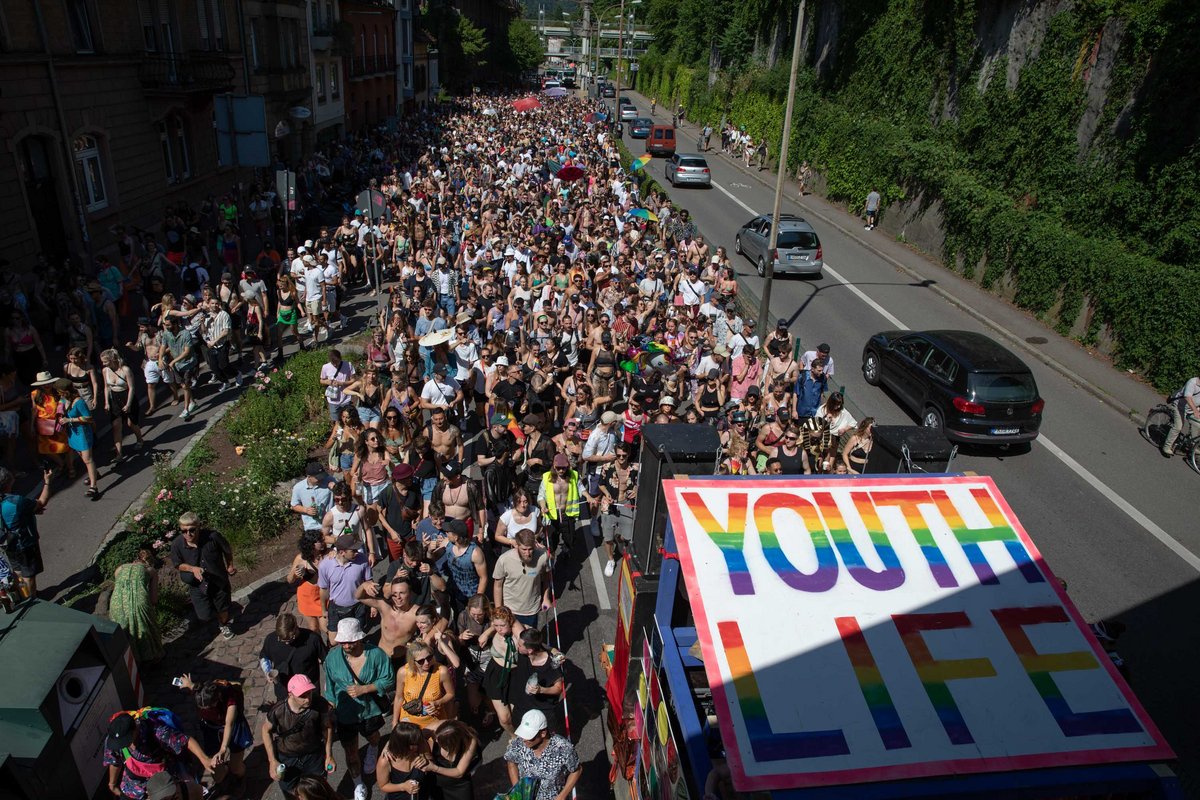 Es war wohl der größte CSD aller Zeiten in Freiburg. 