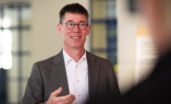 Projektleiter Christopher Dowe vom Haus der Geschichte.