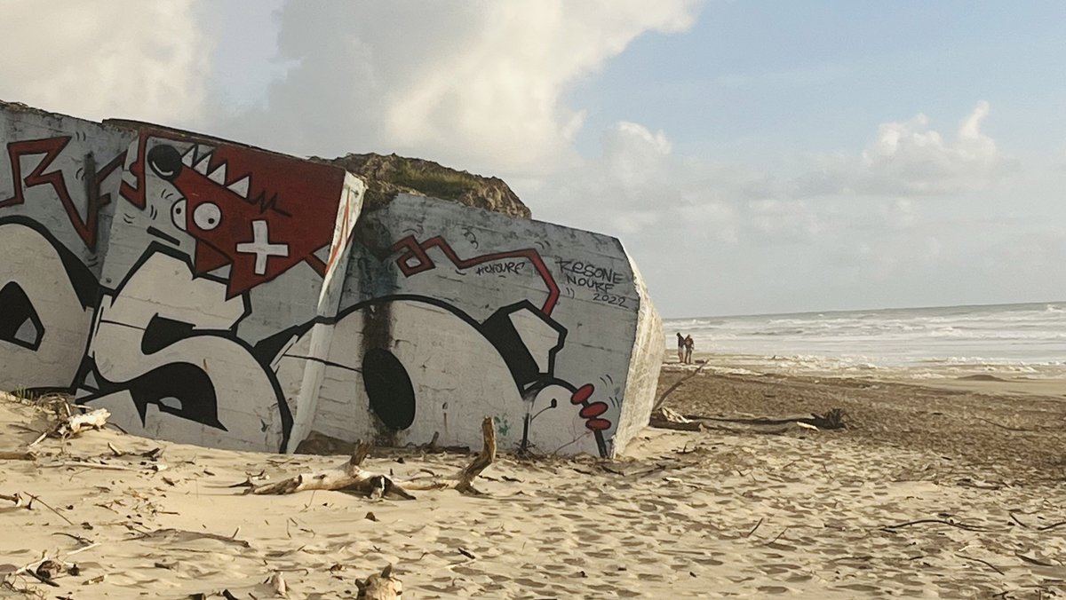 Militärbunker, Atlantikwall, im Médoc. Foto: Joe Bauer Militärbunker, Atlantikwall, im Médoc. Foto: Joe Bauer