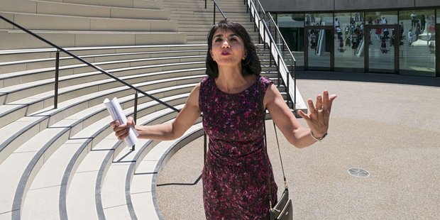 Hätte für die eingesparten 20 000 Euro auch zu einer ErstwählerInnen-Party laden können: Landtagspräsidentin Muhterem Aras. Foto: Joachim E. Röttgers