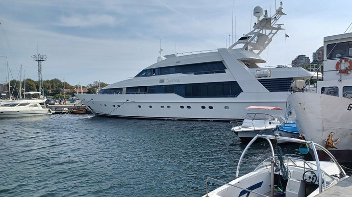 Die "Davina" im Hafen von Sosopol an der Schwarzmeerküste, September 2025. Foto: privat