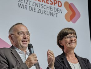 Norbert Walter Borjans und Saskia Esken.