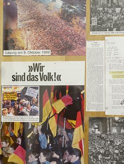 "Wir sind das Volk" – Montagsdemo in Leipzig 1989. Foto: Benjamin Ulmer