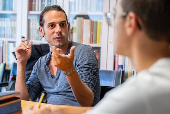 Kommunikationspädagoge Ramon Schmid hat den Workshop geleitet.